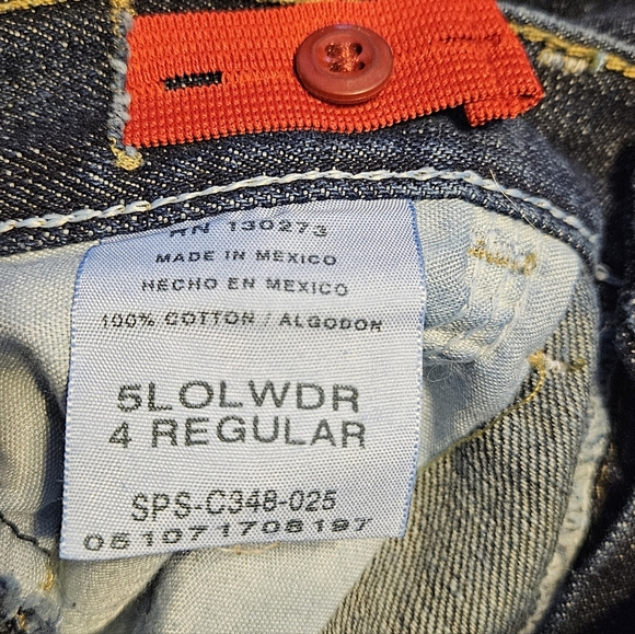 WRANGLER Boy's Loose Fit Straight Leg Jeans, 4 Reg * NWT - Picture 5 of 5